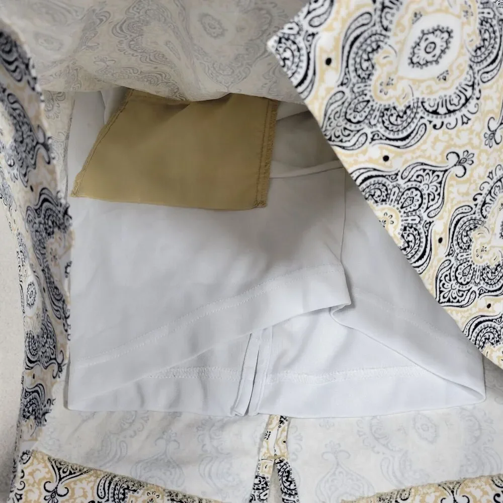 EP Pro Skirt Womens Size 12 White Interior Shorts Cooling Mini y2k Gym Athletic - Picture 11 of 12